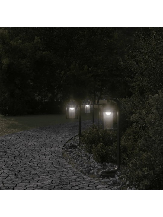Venkovní stojací lampa černá 60 cm nerezová ocel