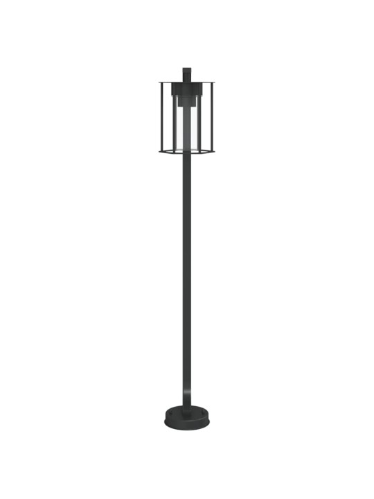 Venkovní stojací lampy 3 ks černé 100 cm nerezová ocel