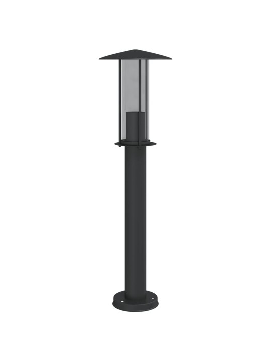 Venkovní stojací lampy 3 ks černé 60 cm nerezová ocel