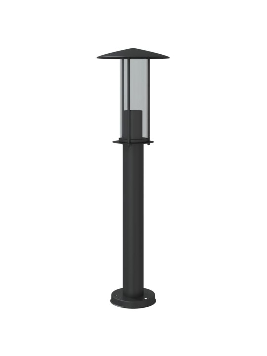 Venkovní stojací lampy 3 ks černé 60 cm nerezová ocel