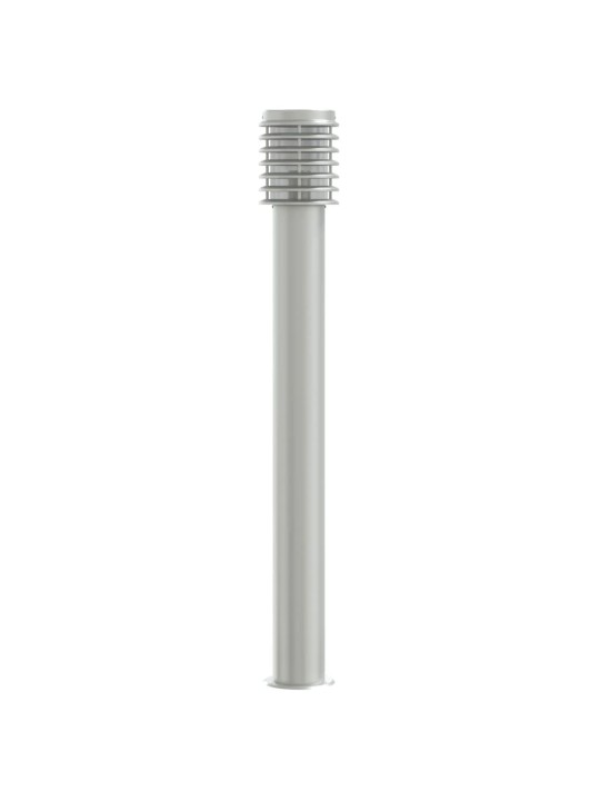 Venkovní stojací lampa stříbrná 110 cm nerezová ocel