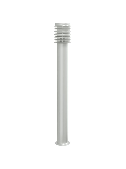 Venkovní stojací lampa stříbrná 110 cm nerezová ocel