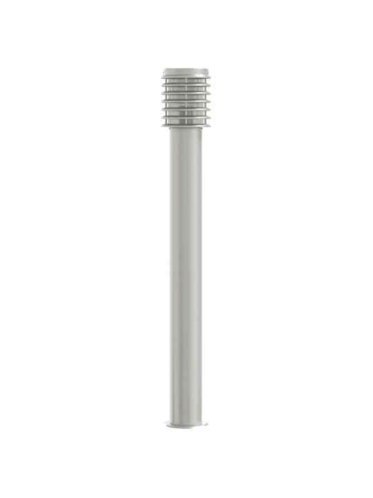 Venkovní stojací lampy 3 ks stříbrné 110 cm nerezová ocel
