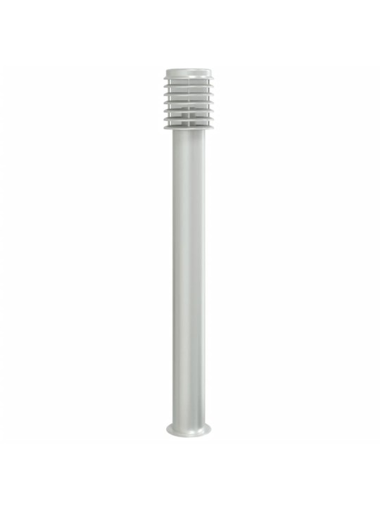 Venkovní stojací lampy 3 ks stříbrné 110 cm nerezová ocel