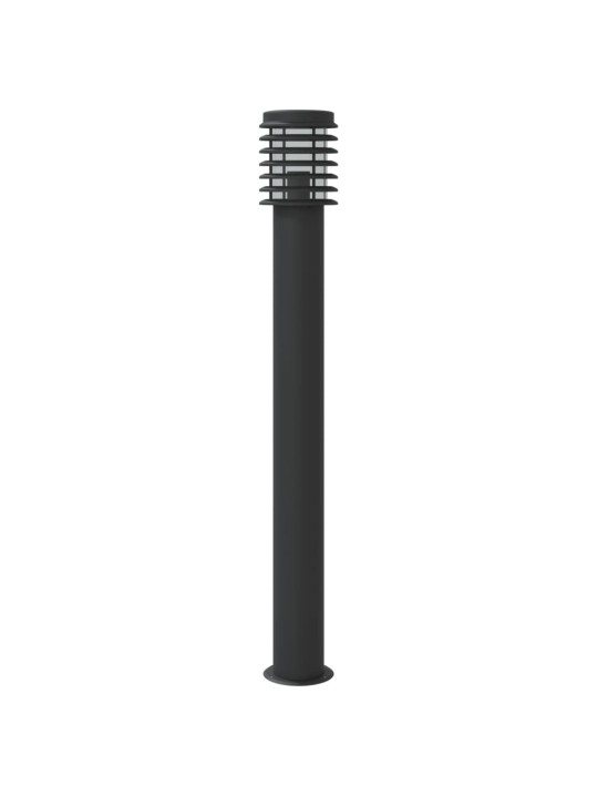 Venkovní stojací lampa černá 110 cm nerezová ocel