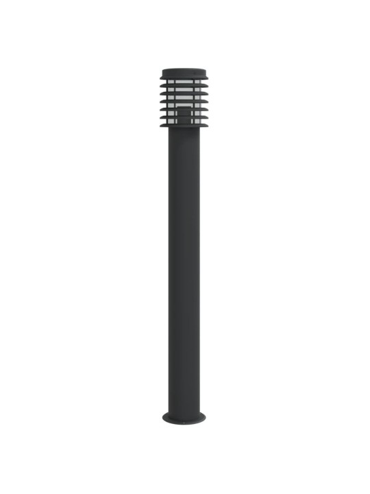 Venkovní stojací lampa černá 110 cm nerezová ocel