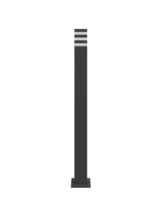 Venkovní stojací lampa černá 110 cm hliník