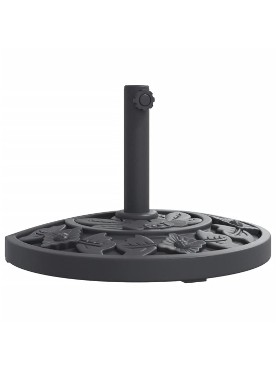 Stojan na slunečník pro tyč Ø 38 / 48 mm 9 kg půlkruhový