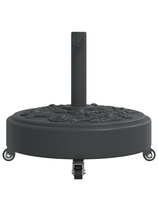 Stojan na slunečník s kolečky pro tyč ø 38/48 mm 27 kg kruhový