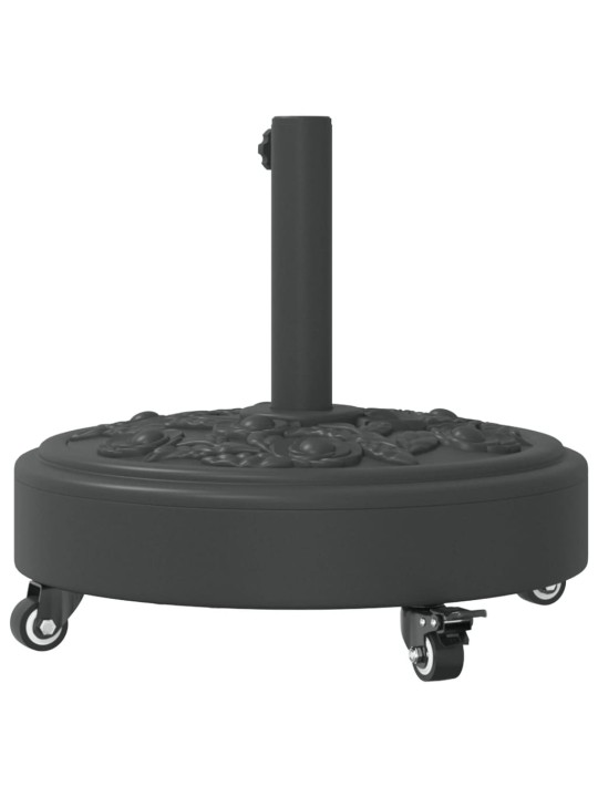 Stojan na slunečník s kolečky pro tyč ø 38/48 mm 27 kg kruhový