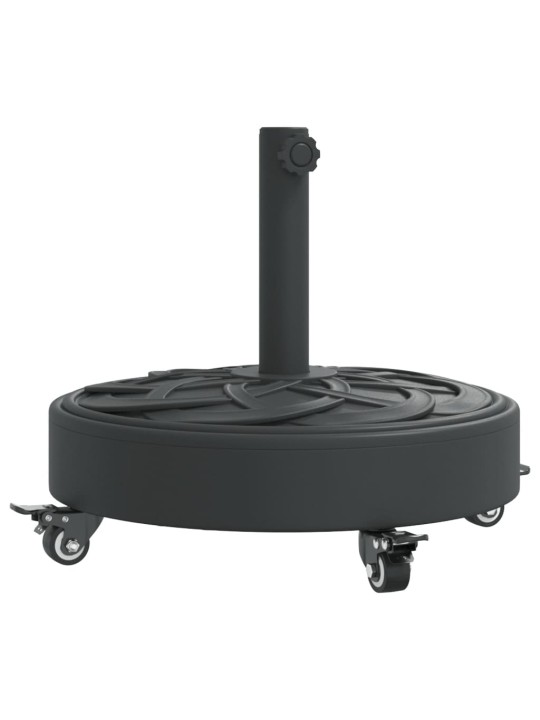 Stojan na slunečník s kolečky pro tyč ø 38/48 mm 27 kg kruhový