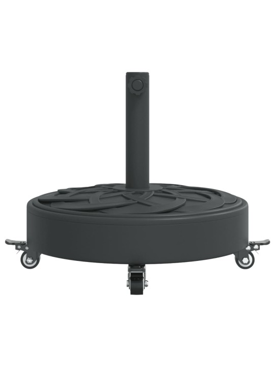 Stojan na slunečník s kolečky pro tyč ø 38/48 mm 27 kg kruhový