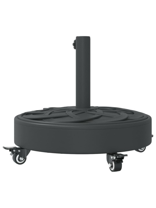 Stojan na slunečník s kolečky pro tyč ø 38/48 mm 27 kg kruhový