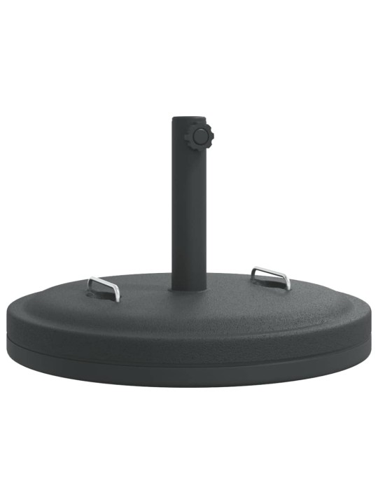 Stojan na slunečník s úchyty pro tyč Ø 38 / 48 mm 25 kg kruhový