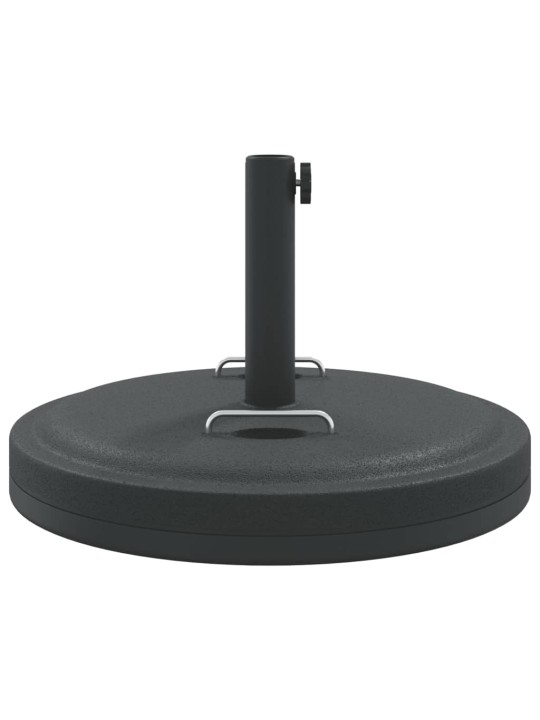 Stojan na slunečník s úchyty pro tyč Ø 38 / 48 mm 25 kg kruhový
