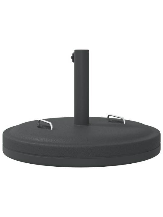 Stojan na slunečník s úchyty pro tyč Ø 38 / 48 mm 25 kg kruhový