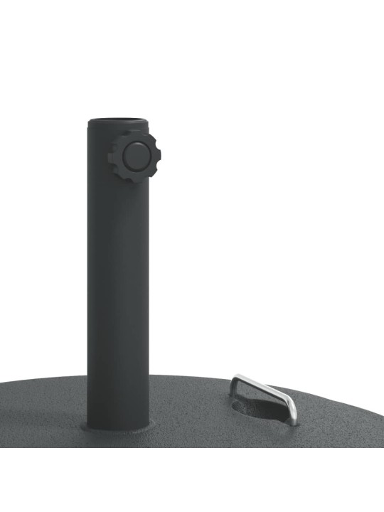 Stojan na slunečník s úchyty pro tyč Ø 38 / 48 mm 25 kg kruhový
