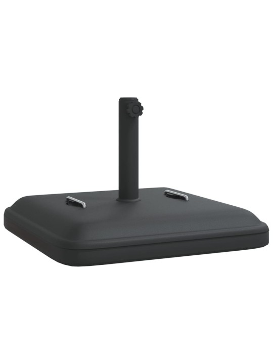 Stojan na slunečník s úchyty pro tyč Ø 38 / 48 mm 27 kg čtverec