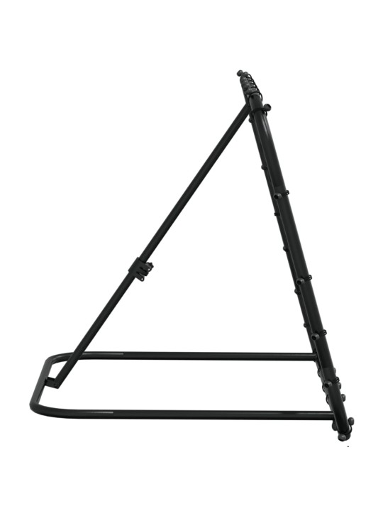 Fotbalový rebounder nastavitelný černý 84 x 73 x 60–80 cm ocel