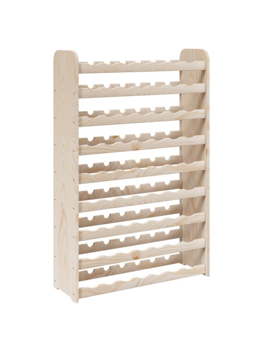 Regál na víno 72,5 x 25 x 111,5 cm masivní borové dřevo