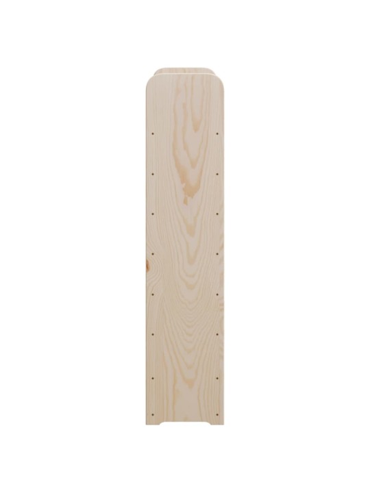 Regál na víno s horní policí 72,5x25x111,5 cm masivní borovice