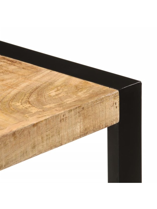 Jídelní stůl 120 x 55 x 76 cm masivní hrubé mangovníkové dřevo