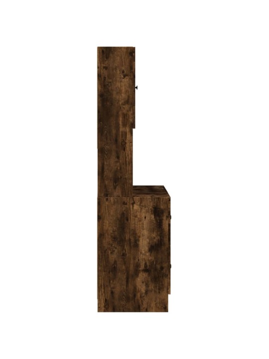 Kuchyňská skříňka kouřový dub 95 x 50 x 180 cm kompozitní dřevo
