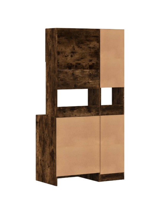 Kuchyňská skříňka kouřový dub 95 x 50 x 180 cm kompozitní dřevo