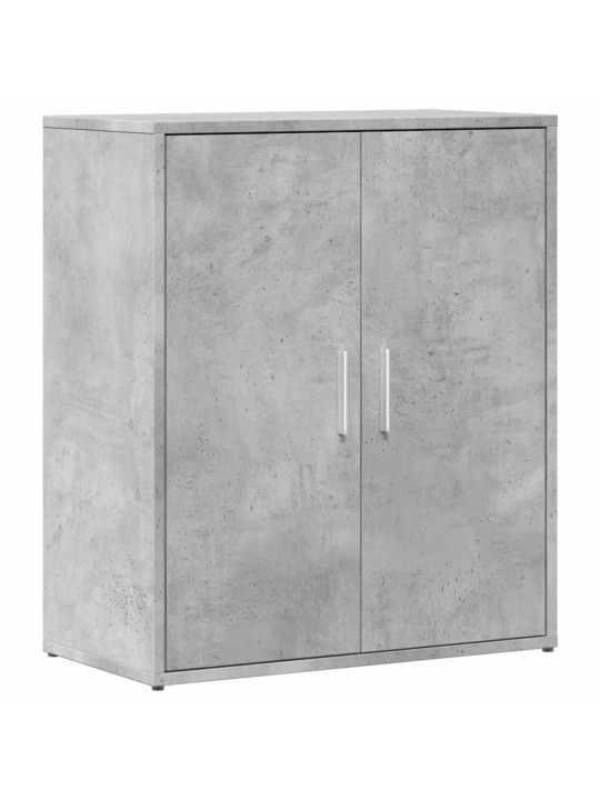 Příborníky 2 ks betonově šedé 60 x 31 x 70 cm kompozitní dřevo