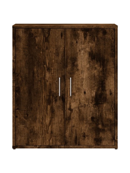 Příborníky 2 ks kouřový dub 60 x 31 x 70 cm kompozitní dřevo
