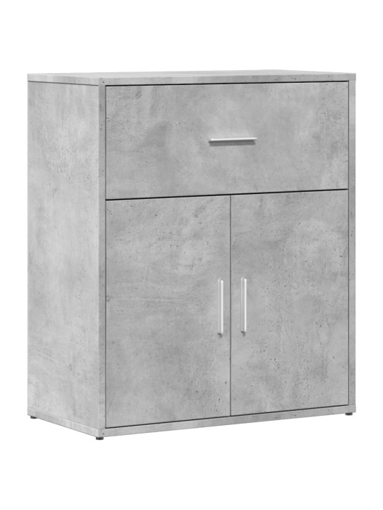 Příborníky 2 ks betonově šedé 60 x 31 x 70 cm kompozitní dřevo