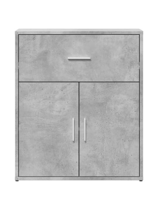 Příborníky 2 ks betonově šedé 60 x 31 x 70 cm kompozitní dřevo