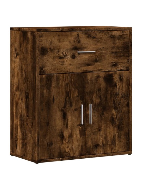 Příborníky 2 ks kouřový dub 60 x 31 x 70 cm kompozitní dřevo