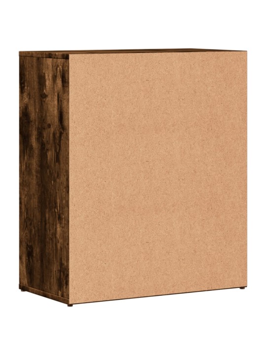 Příborníky 2 ks kouřový dub 60 x 31 x 70 cm kompozitní dřevo