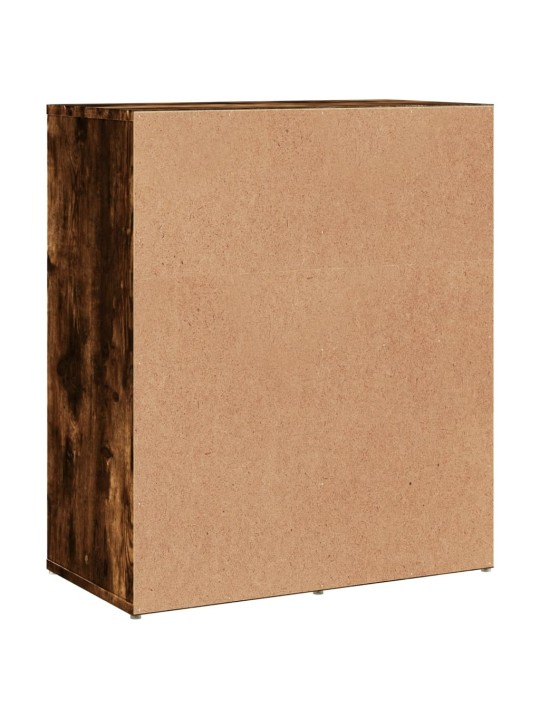 Příborníky 2 ks kouřový dub 60 x 31 x 70 cm kompozitní dřevo
