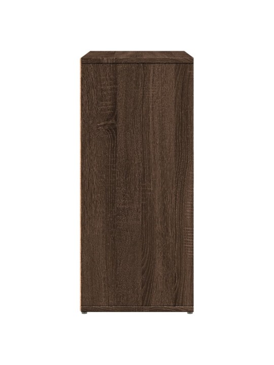 Příborníky 2 ks hnědý dub 60 x 31 x 70 cm kompozitní dřevo