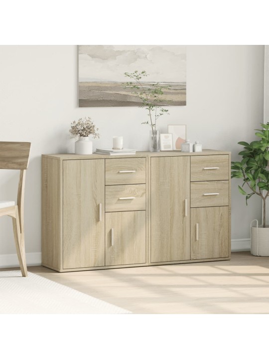 Příborníky 2 ks dub sonoma 60 x 31 x 70 cm kompozitní dřevo
