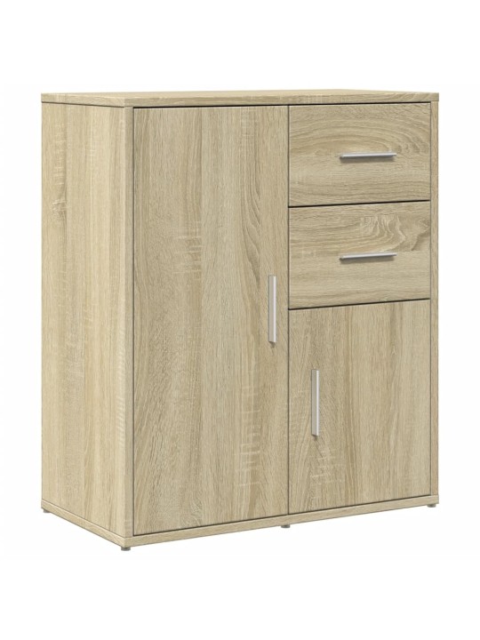 Příborníky 2 ks dub sonoma 60 x 31 x 70 cm kompozitní dřevo