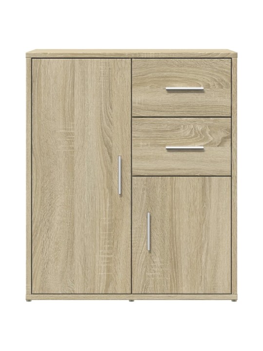 Příborníky 2 ks dub sonoma 60 x 31 x 70 cm kompozitní dřevo