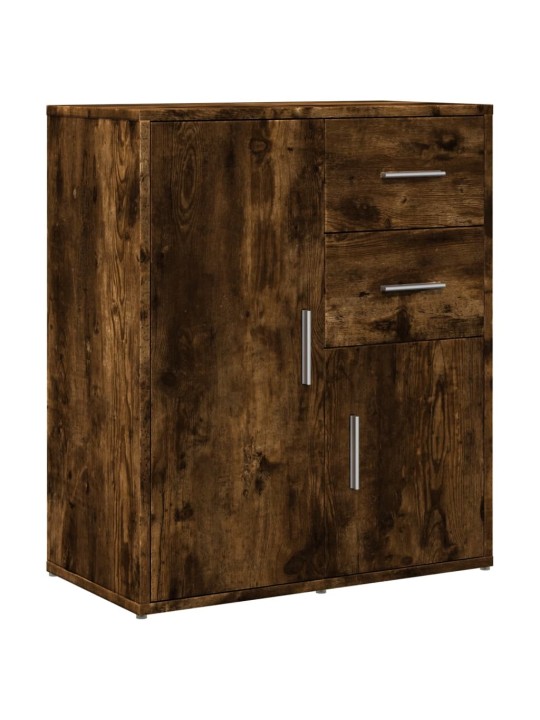 Příborníky 2 ks kouřový dub 60 x 31 x 70 cm kompozitní dřevo