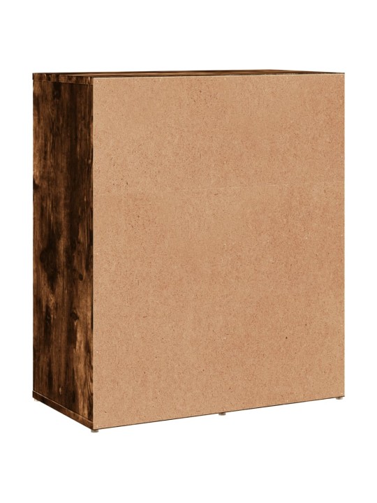 Příborníky 2 ks kouřový dub 60 x 31 x 70 cm kompozitní dřevo