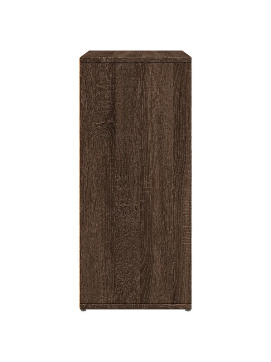 Příborníky 2 ks hnědý dub 60 x 31 x 70 cm kompozitní dřevo