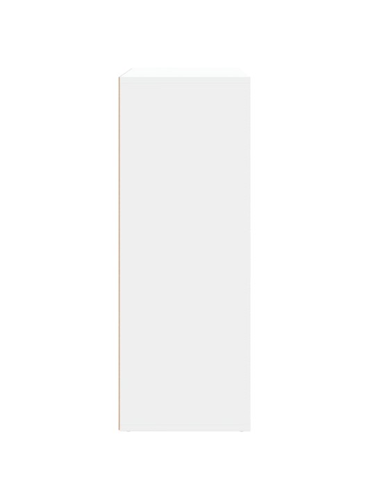 Příborníky 2 ks bílé 60 x 31 x 84 cm kompozitní dřevo