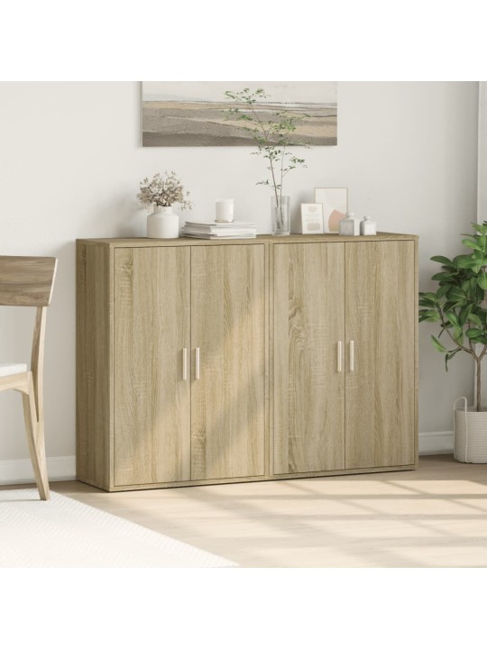 Příborníky 2 ks dub sonoma 60 x 31 x 84 cm kompozitní dřevo