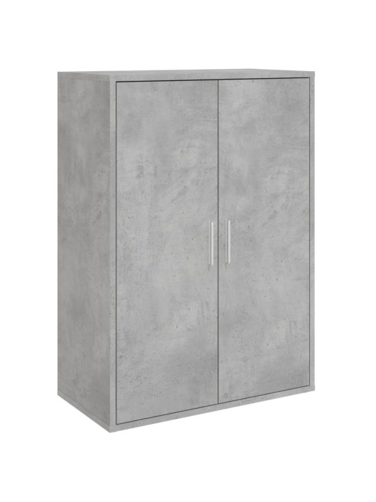 Příborníky 2 ks betonově šedé 60 x 31 x 84 cm kompozitní dřevo