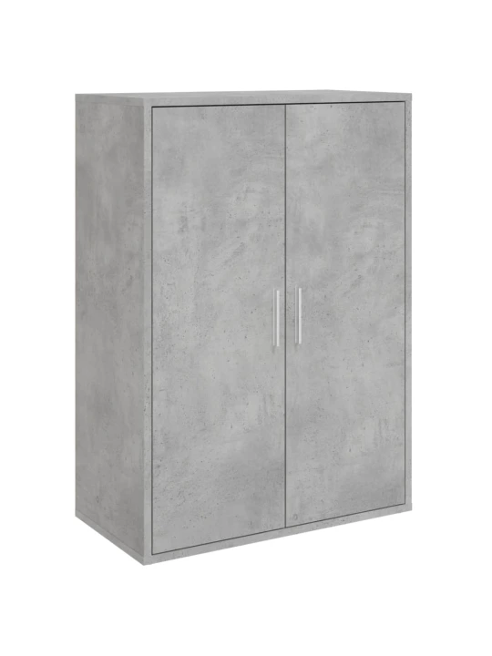 Příborníky 2 ks betonově šedé 60 x 31 x 84 cm kompozitní dřevo