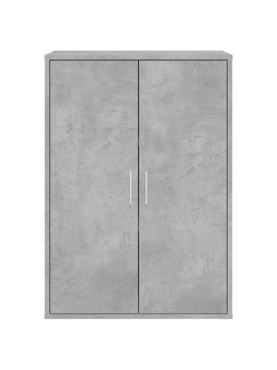 Příborníky 2 ks betonově šedé 60 x 31 x 84 cm kompozitní dřevo