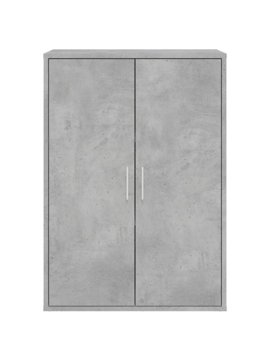Příborníky 2 ks betonově šedé 60 x 31 x 84 cm kompozitní dřevo