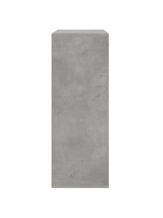 Příborníky 2 ks betonově šedé 60 x 31 x 84 cm kompozitní dřevo