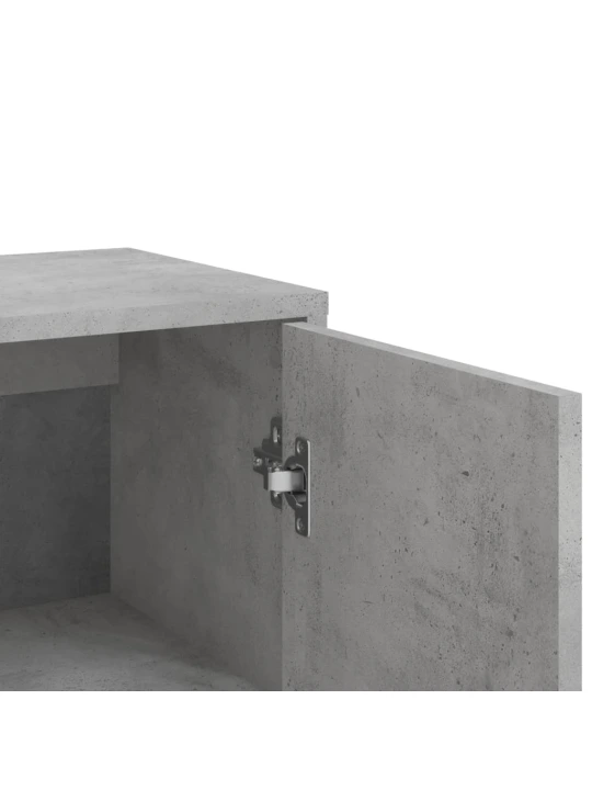 Příborníky 2 ks betonově šedé 60 x 31 x 84 cm kompozitní dřevo